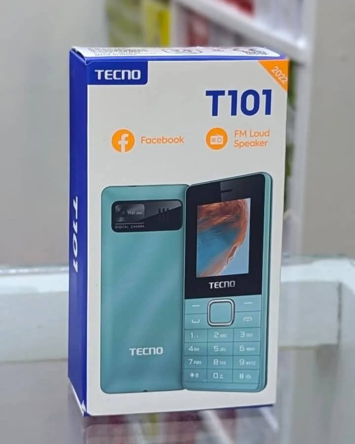 Tecno T101 feature phone retail box